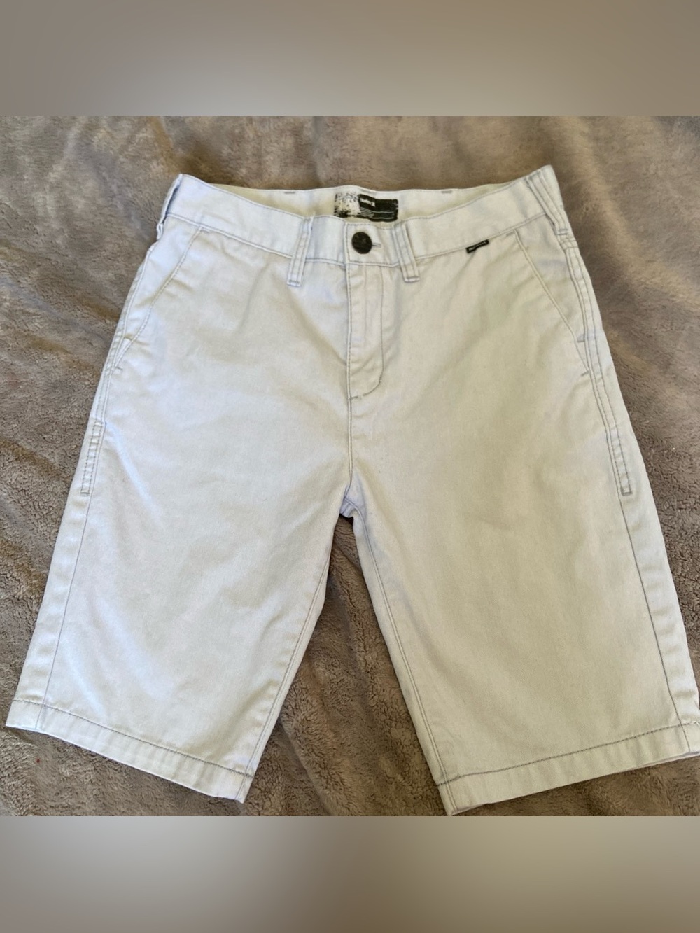 Boys Light grey Casual Shorts - Unbranded